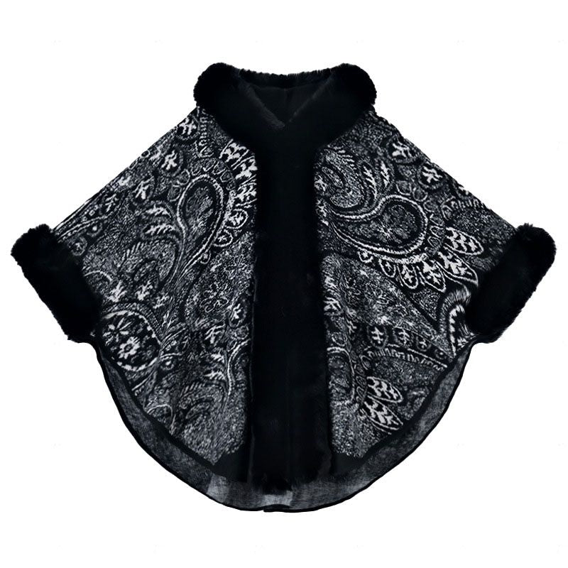 Women's Fall and Winter Oversized Hooded Shawl Jacket