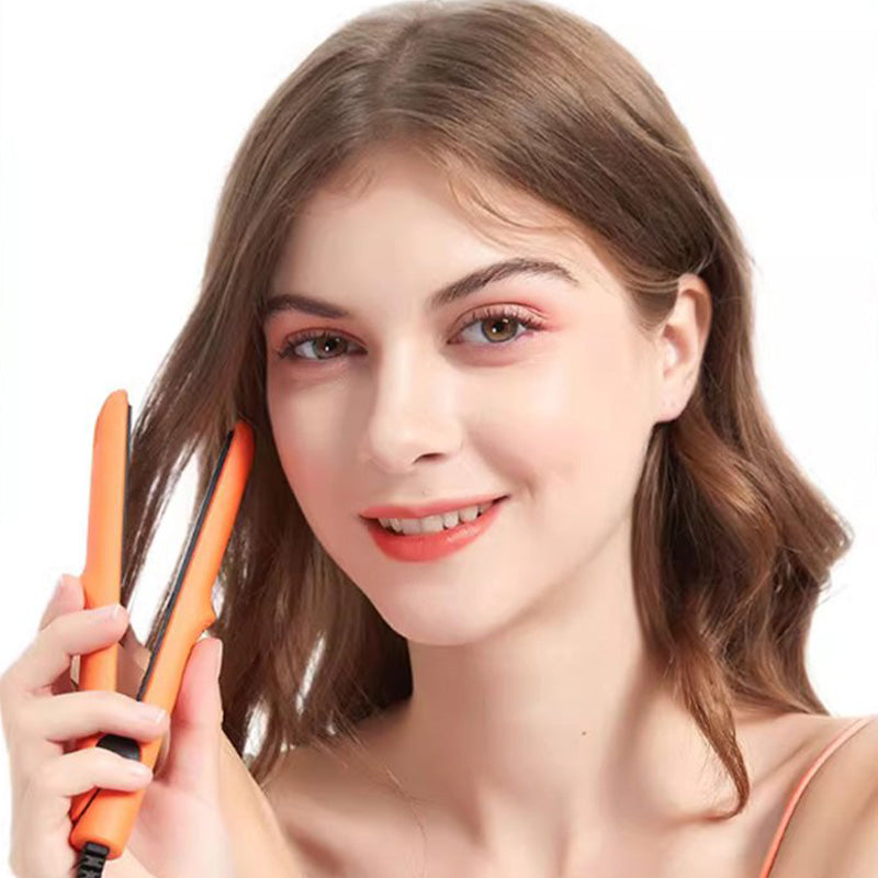 đ„2-in-1 Mini-Lockenstab & GlĂ€tteisen HaarglĂ€tter
