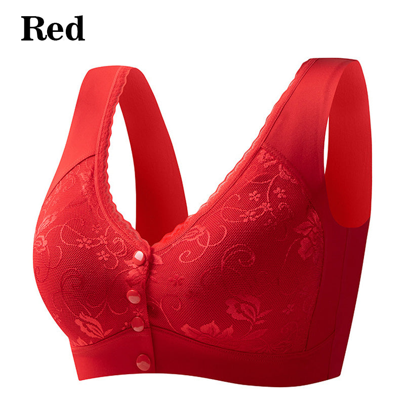 🤩Kaufen Sie 1 und erhalten Sie 1 gratis 🤩Bequemer, nahtloser Damen-BH ohne Bügel mit Frontverschluss