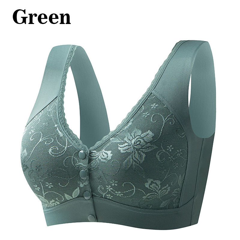🤩Kaufen Sie 1 und erhalten Sie 1 gratis 🤩Bequemer, nahtloser Damen-BH ohne Bügel mit Frontverschluss