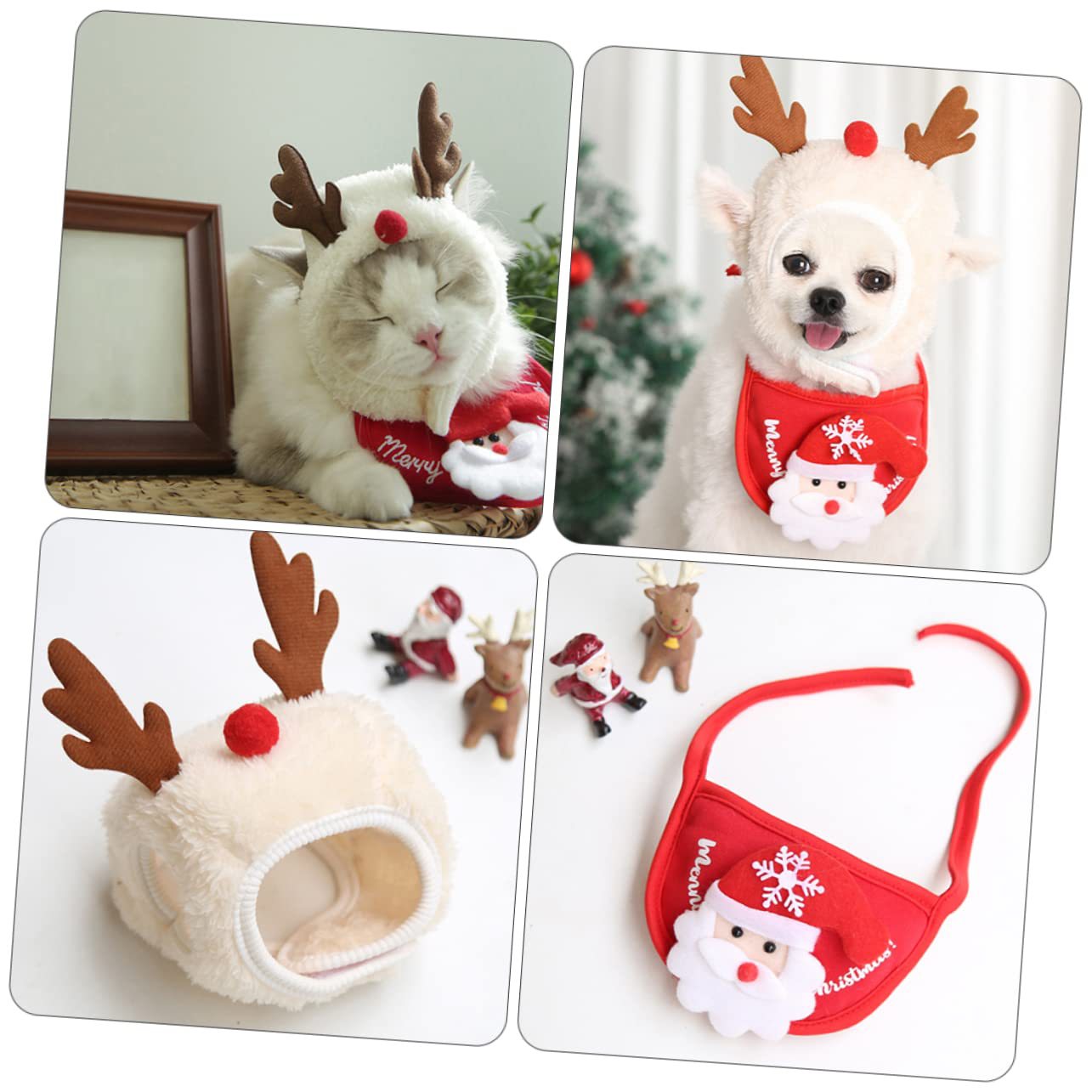 🎅🎁Niedliche Weihnachtsbaum-Mütze mit Pom-Poms💝