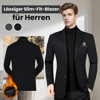 Lässiger Slim-Fit-Blazer für Herren