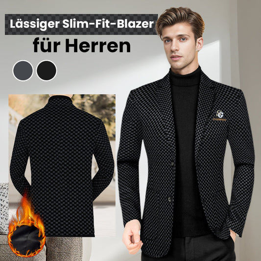 Lässiger Slim-Fit-Blazer für Herren