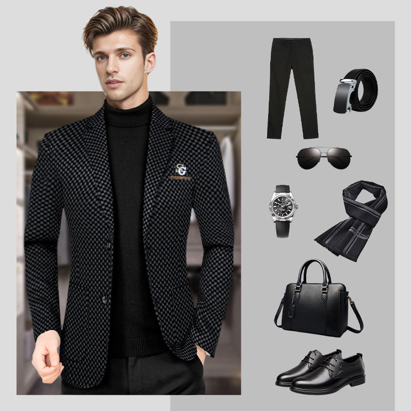 Lässiger Slim-Fit-Blazer für Herren