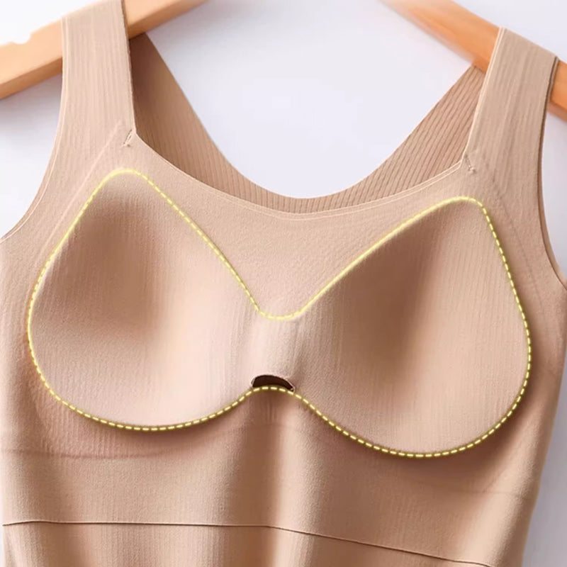 🎁Neujahrs-Hot-Sale 49% Rabatt🌸 Damen Thermo Tanktops mit integriertem BH
