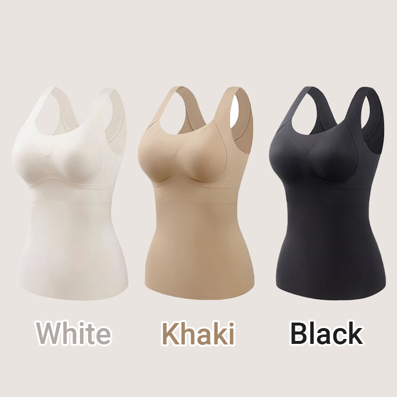 🎁Neujahrs-Hot-Sale 49% Rabatt🌸 Damen Thermo Tanktops mit integriertem BH