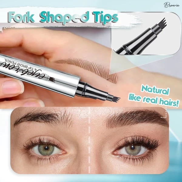 🔥 Kaufen Sie 1 und erhalten Sie 1 gratis-Wasserfester 3D-Microblading-Tätowierungsstift mit 4 Gabelspitzen🔥