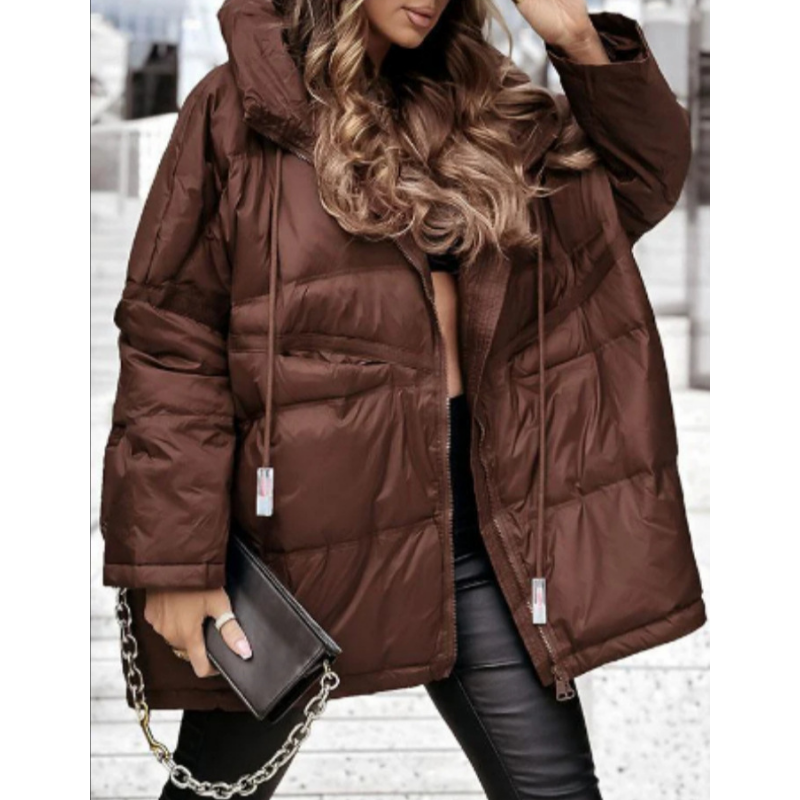 ❄️Winter-Specials❄️ Women's Solid Color Hooded Cotton Jacket