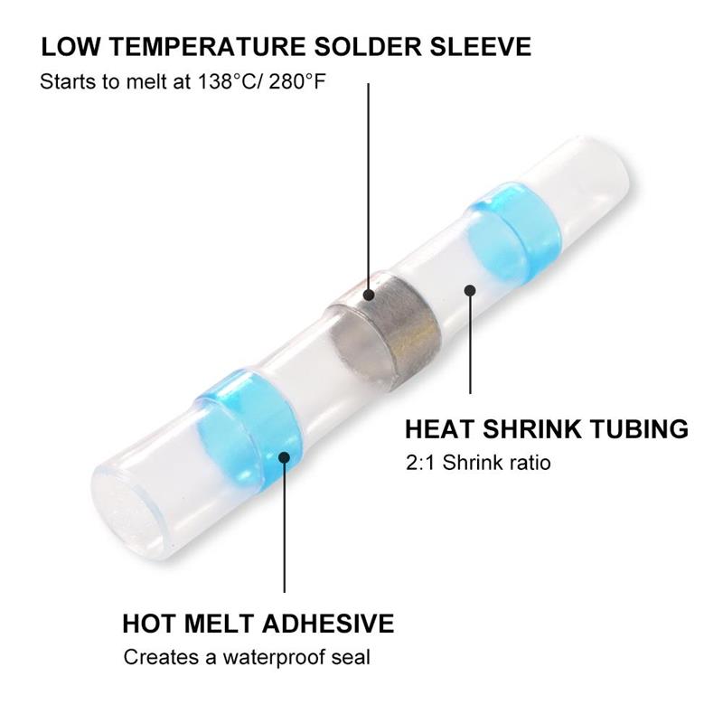 đ§ 50% RABATT! đĄ 100x wasserdichter Schrumpfschlauch mit Lötmittel â FĂŒr Kabelverbinder & MittelanschlĂŒsse â Ideal fĂŒr Elektronik, KFZ oder DIY â sichere & isolierte Verbindung in Sekunden đ„