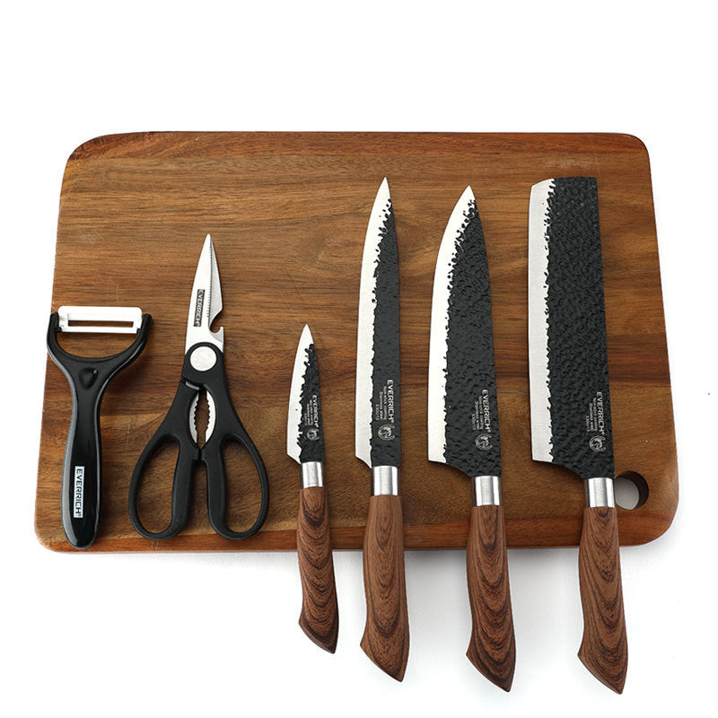 🔪📢 50% RABATT! Deutsches Profi-Kochmesserset – 6-teiliges Set aus rostfreiem Edelstahl ✨
