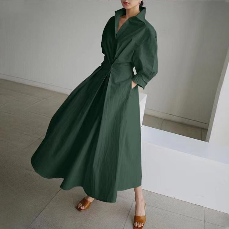 💃Anti-Seasonal Sonderangebot! 🙋♀️ Neujahr monochrome modische luftige Maxikleider🔥