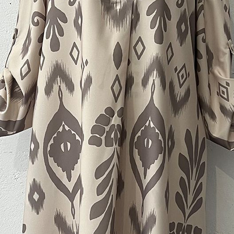 ✨Die Pakete werden zu Ihnen nach Hause geliefert!🌿Graceful Langarm-Maxikleid für Damen