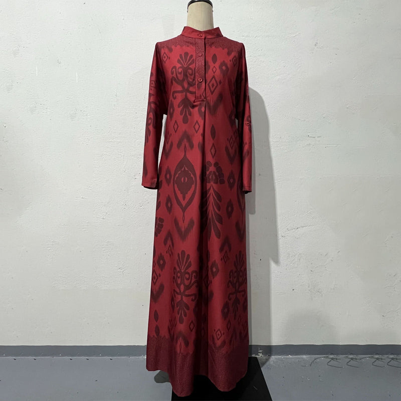 ✨Die Pakete werden zu Ihnen nach Hause geliefert!🌿Graceful Langarm-Maxikleid für Damen