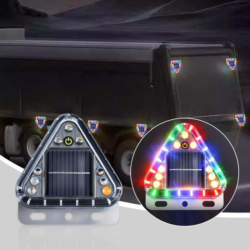 🔥Ein guter Helfer für Ihr Auto🌟Wasserdichtes solarbetriebenes Lkw-Schlusswarnlicht