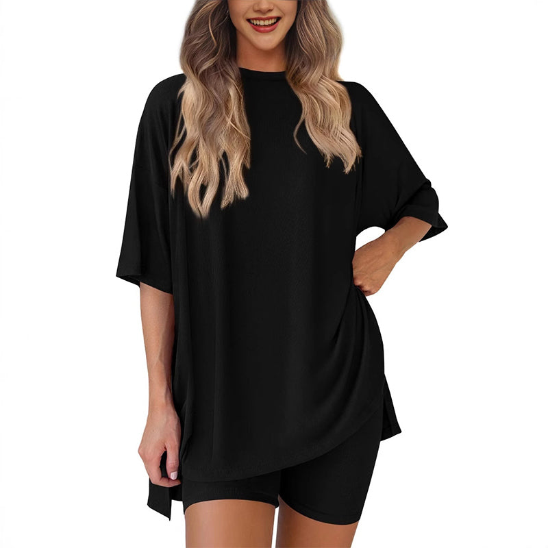💞LETZTER TAG – 40 % RABATT🌸 Lässiges, locker geschnittenes zweiteiliges Sommer-Set für Damen💃