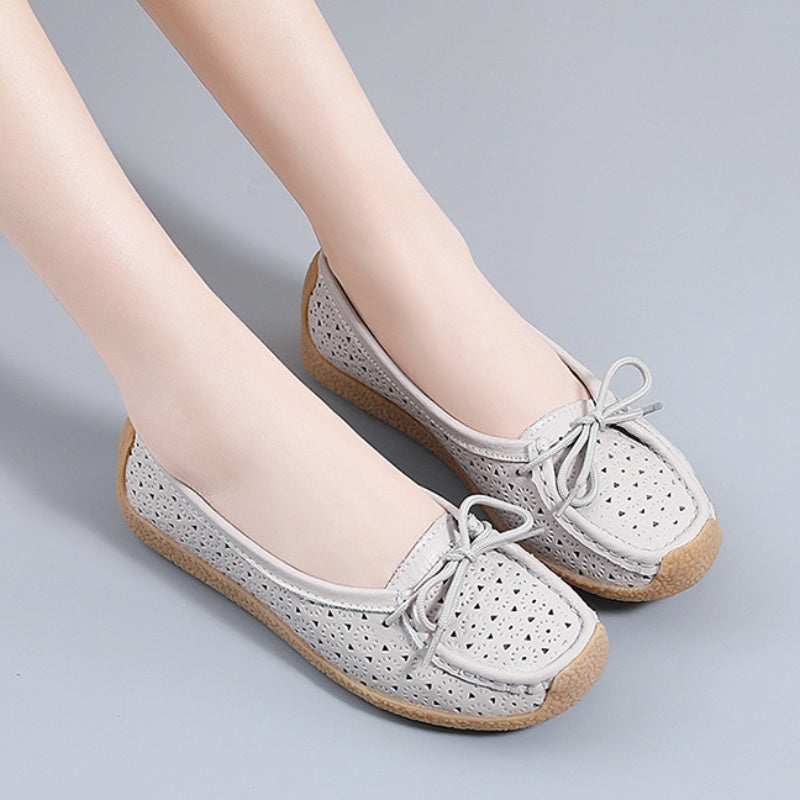 🔥Damen-Ballerinas mit weicher Sohle und Lochmuster