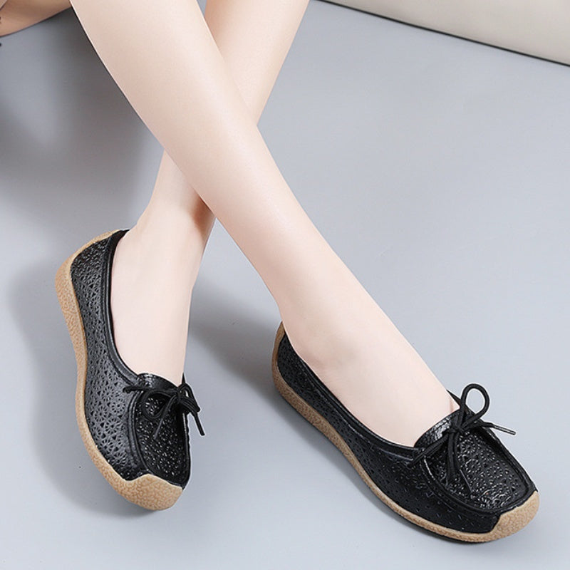 🔥Damen-Ballerinas mit weicher Sohle und Lochmuster