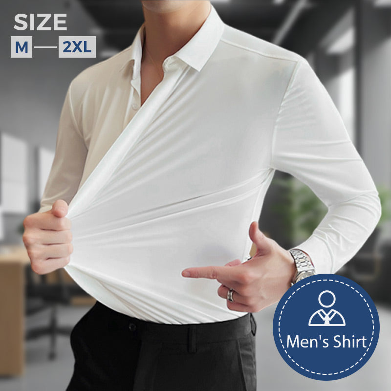 🎉2025 Neuheiten-Schnäppchenangebot✨Knitterfreies Button-Down-Hemd für Herren