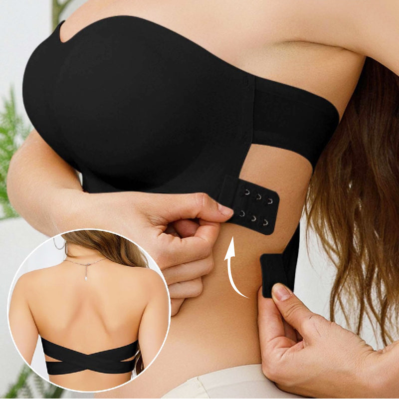 💜LETZTER TAG – KAUF 1, ERHALTE 1 GRATIS💜Trägerloser kabelloser Damen-BH mit Seitenverschluss