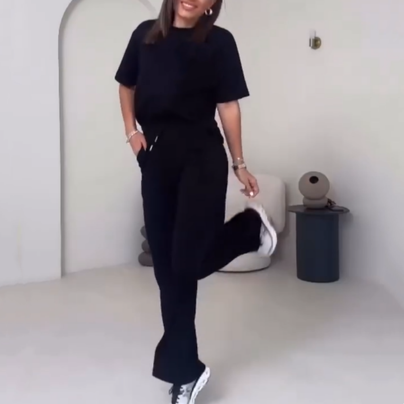 ✨Jetzt im Trend ✨Schickes 2-teiliges Outfit für Frauen - Bequemes Oberteil & passende Hose ✈️Free Versand
