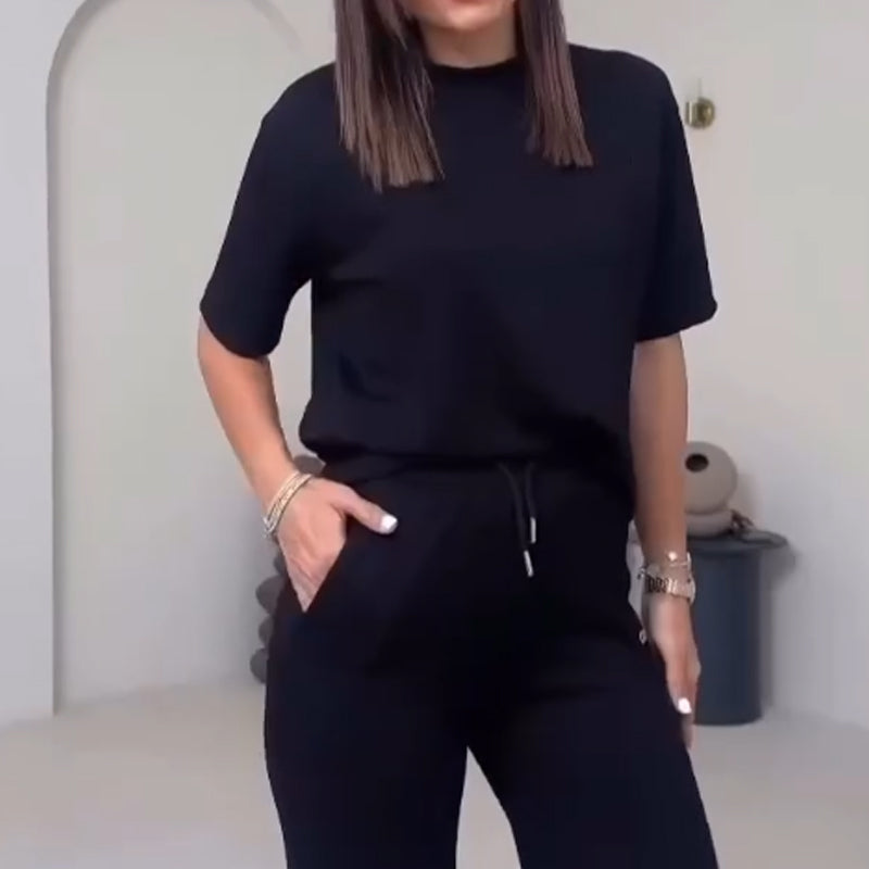 ✨Jetzt im Trend ✨Schickes 2-teiliges Outfit für Frauen - Bequemes Oberteil & passende Hose ✈️Free Versand
