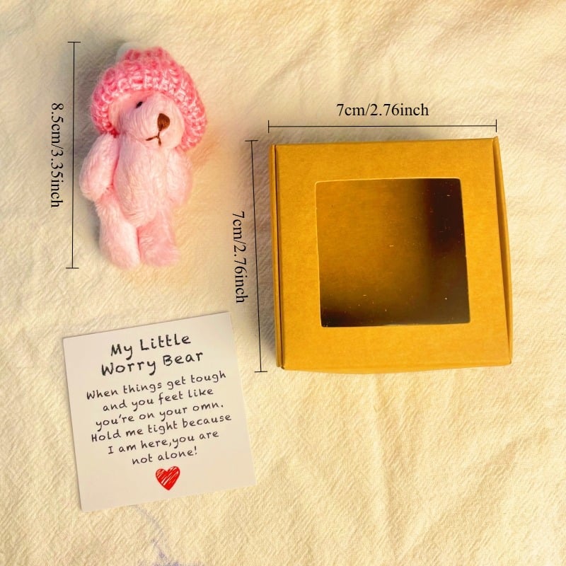 ✨Heilende Puppe Geschenk✨Handgefertigter Mini-Plüsch-Teddybär