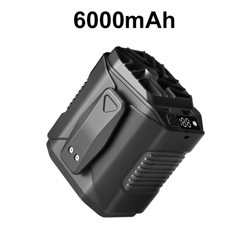 đ Leistungsstarker HĂŒftventilator mit 100 Geschwindigkeitsstufen â USB-C aufladbar, extrem starker Luftstrom, ideal fĂŒr Baustelle, Outdoor & Reisen âĄ