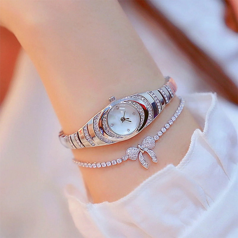 ⏳Zeitlich begrenztes Angebot 50% Rabatt⌚Damen-Armbanduhr mit Strasssteinen💎