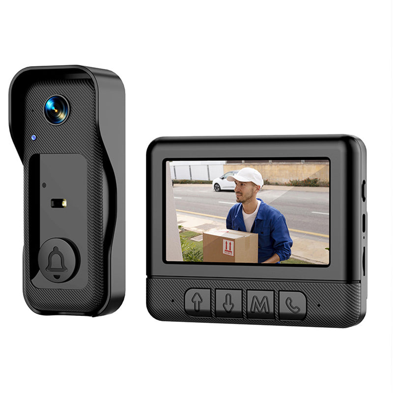 ⏳Zeitlich begrenzter 50% Rabatt⏰ Kabelloser Smart-Video-Türklingel mit Display📹
