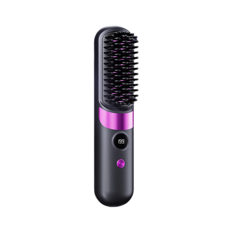 đââïžđ„ 3-in-1 Kabellose GlĂ€ttungsbĂŒrste â glĂ€tten, locken, entwirren â USB-C, 4 Stufen â perfektes Haar ĂŒberall! âš