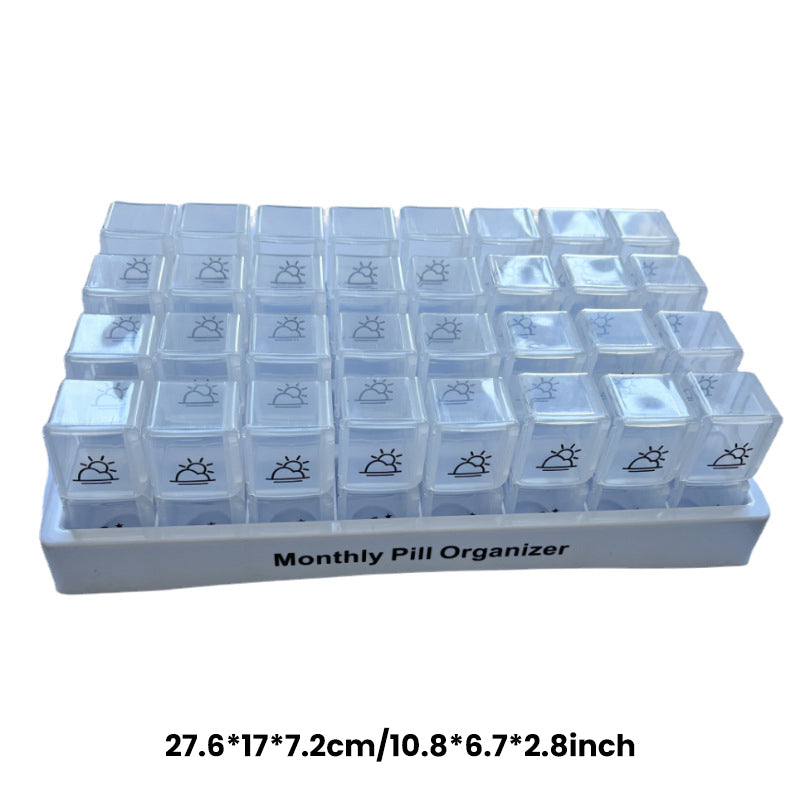 🔥 🔥 2026 Trendneuheit – Jetzt neu im Angebot!Tragbarer 31-Tage-Monats-Pillenorganizer
