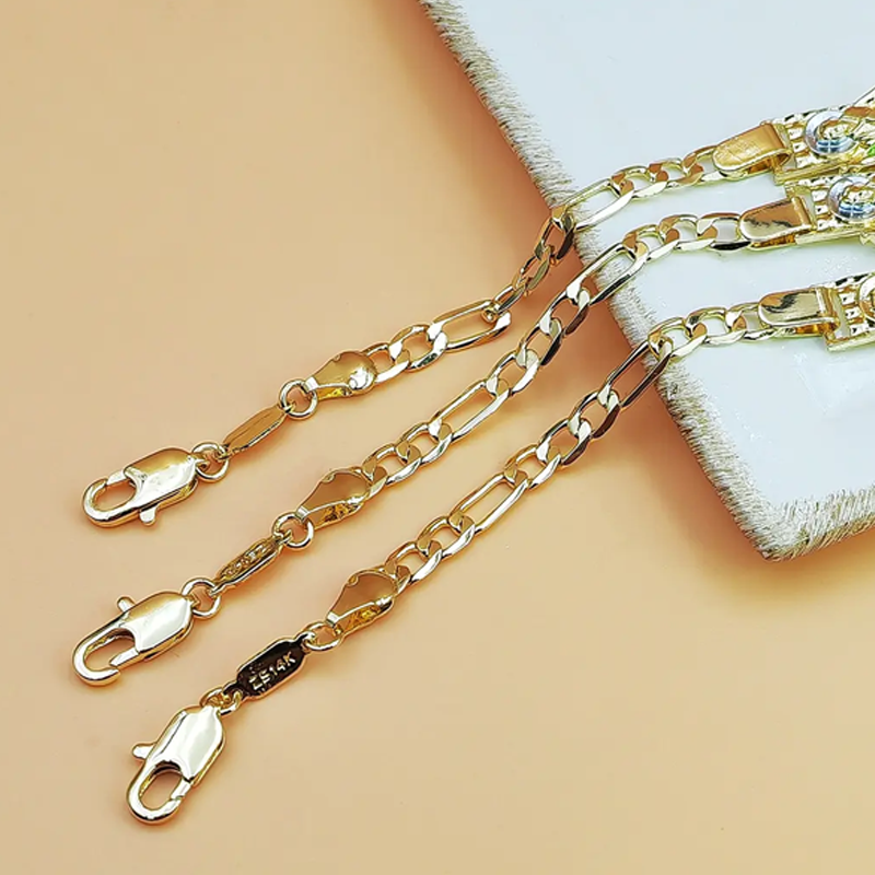💎 50% RABATT! 🎁 Das perfekte Geschenk? ✨ Figaro-Schakelarmband für Herren und Damen 💍