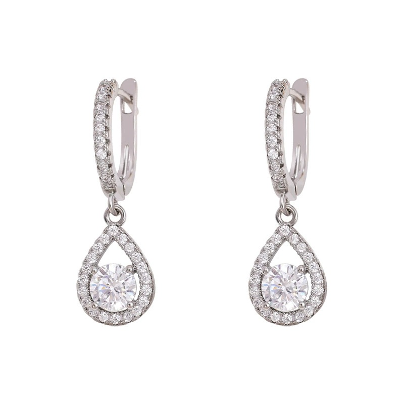 đ„Solange der Vorrat reicht 50 % Rabatt!đElegant Teardrop Dangle Hoop Earrings