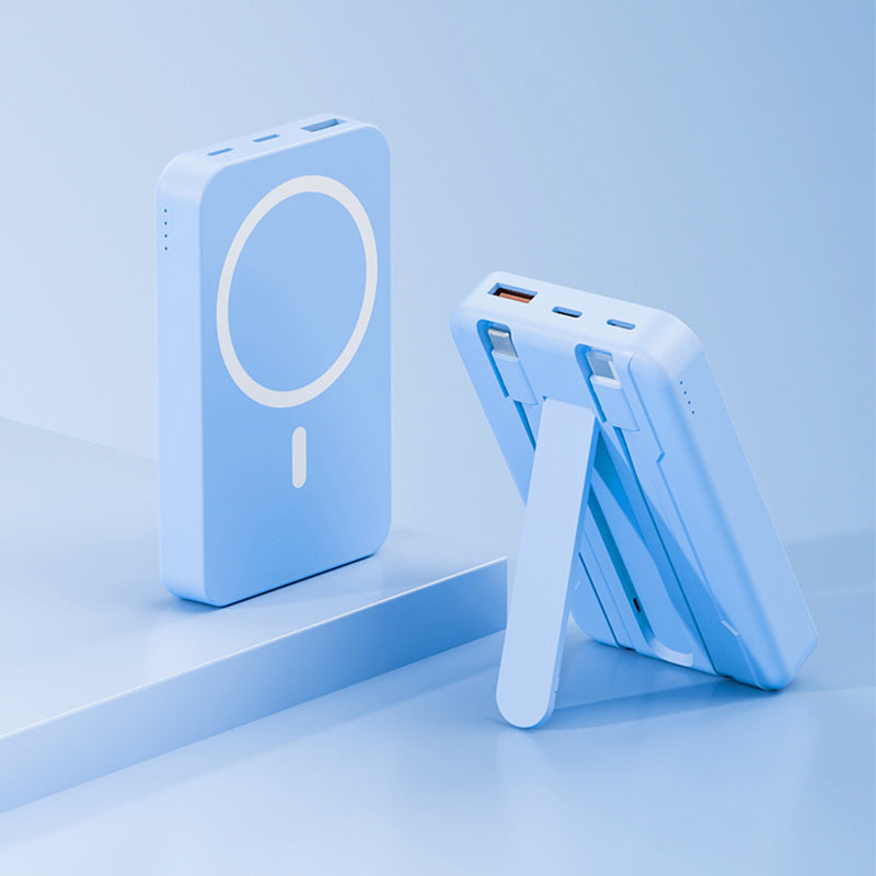 ⏰ Blitzangebot! 50 % Rabatt – nur noch heute Abend! Magnetische Powerbank mit Ständer und Schnellladefunktion