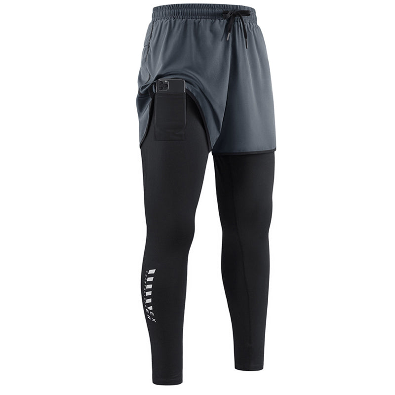🏃♂️ 50% RABATT! ✨ Herren 2-in-1 Laufhosen – Kompression & atmungsaktiv – Integrierte Shorts, schnelltrocknend & perfekt für Training oder Wettkampf 💪