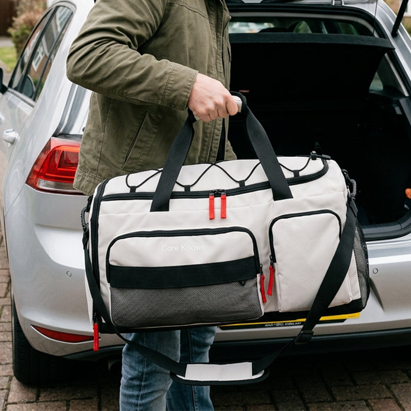 đ JETZT 50% RABATT! đ§” Leichte & GerĂ€umige Fitnesstasche â SpritzwassergeschĂŒtzte & Multifach-Sporttasche âš