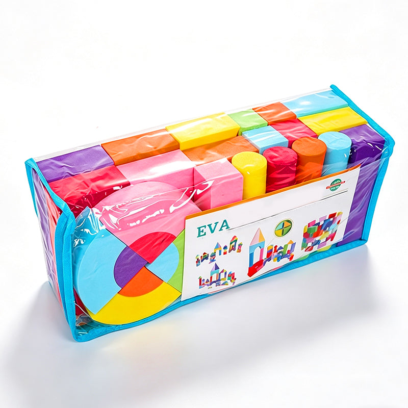 ⏳Zeitlich begrenzter 50% Rabatt⏰ Kinder Weiches EVA-Schaum Bausteine Set🏰