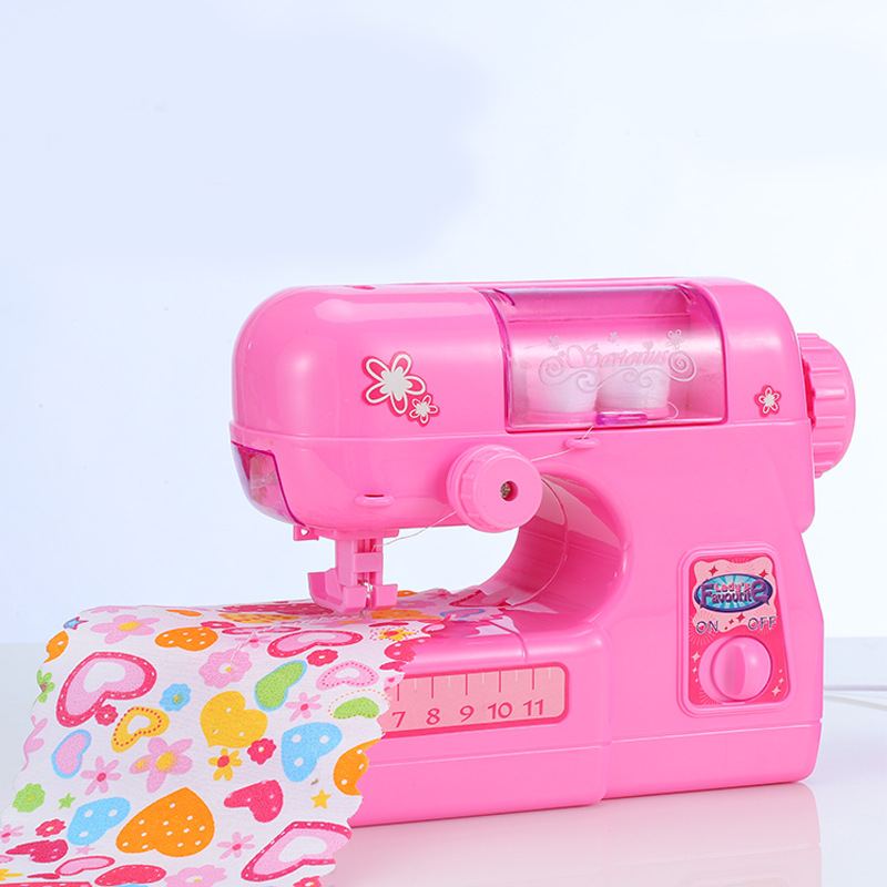 🧵 Mini-Elektro-Nähmaschine Spielzeug mit Nadelschutz