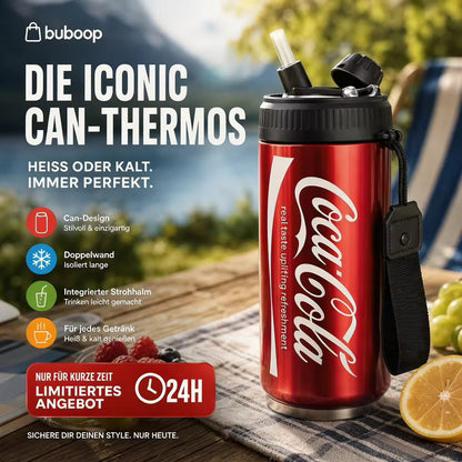 💥Über 50.000 verkaufte Exemplare!🥤Doppelwandiger, isolierter Becher aus Edelstahl in Form einer Cola-Dose