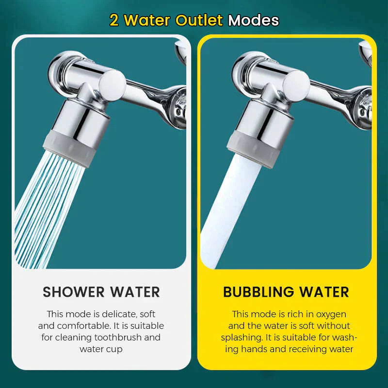 🔥 2 KAUFEN, 1 GRATIS🔥 1080° großwinklig drehbarer Spritzwasserfilter Wasserhahn