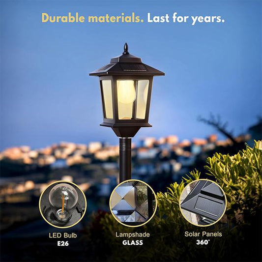 🔥NEU 2026🔥 Terrassenweg Hinterhofgarten Veranda-Dekoration Stehlampe 🎊 Mehr kaufen – mehr gratis! 🚚 Versand frei