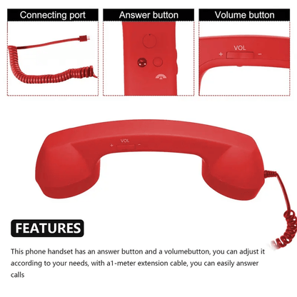 📢📢40% RABATT !!⏰Retro Telefon-Hörer – Einzigartiges Geschenk für besondere Anlässe ✨