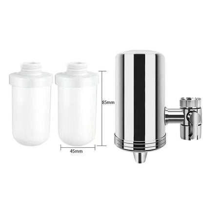 🔥Heißer Verkauf – 50 % Rabatt!🔥Installationsfreier Edelstahl-Wasserhahnfilter für den Haushalt