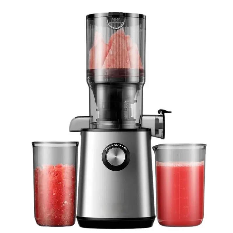 🍎Elektrischer Haushaltsentsafter🍊｜Großer Einfülltrichter, KEIN VORSCHNEIDEN nötig! Vollautomatisch & multifunktional für Obst & Gemüse