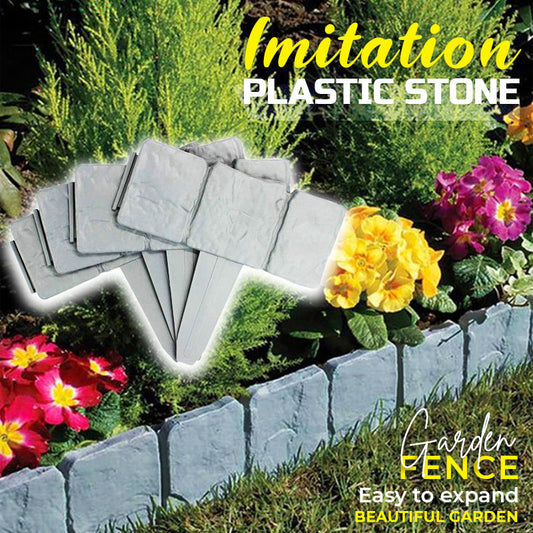 ⏰LIMITIERTES ANGEBOT: 50% RABATT! 🌿 Gartenzaun aus Kunststein – Wetterfest, Langlebig & Einfach zu Installieren 🏡