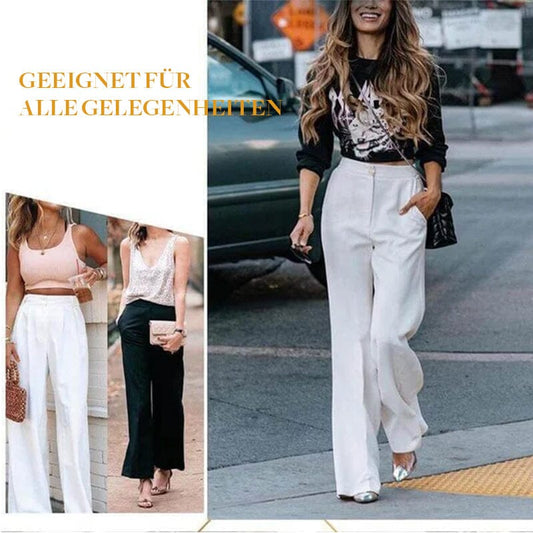 🔥Die neuen Modelle 2026 sind da!✨🔥Die mühelos taillierte Hose mit weitem Bein💞