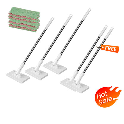 🎁Begrenzte Stückzahl 40 % Rabatt🧹✨ Einweg-Staubmopp mit 4 wiederverwendbaren Bezügen – Praktisch und effektiv 💥🌟