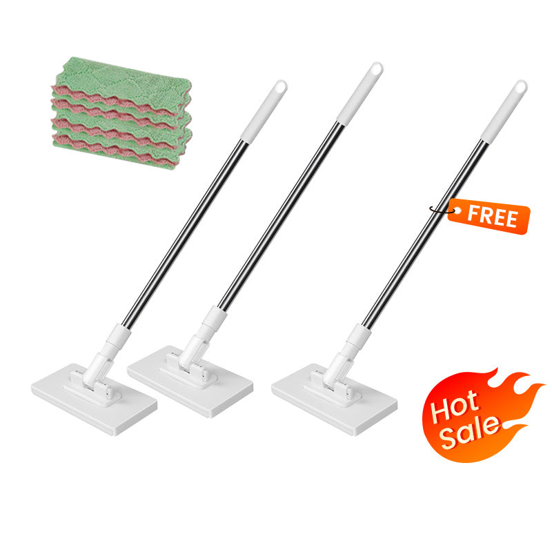 🎁Begrenzte Stückzahl 40 % Rabatt🧹✨ Einweg-Staubmopp mit 4 wiederverwendbaren Bezügen – Praktisch und effektiv 💥🌟