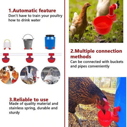 🐔50% RABATT⏰ Automatischer Wasserspender für Hühner – hält Wasser sauber und frisch für gesunde Aufzucht💧