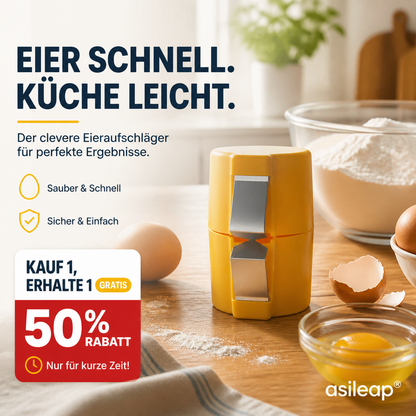 🍳 zeitlich begrenzt /nur für kurze Zeit！！ & Eigelb-Separator – hygienisch, einfach in der Handhabung & vielseitig für rohe und gekochte Eier 🥚